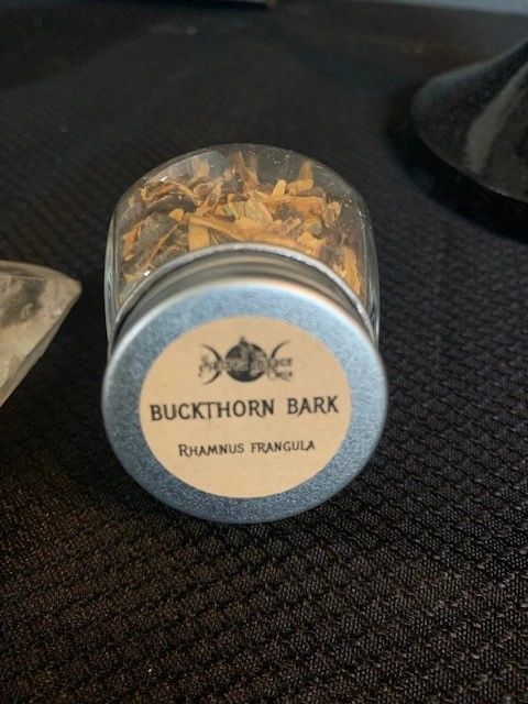 HERB JAR: BUCKTHORN BARK