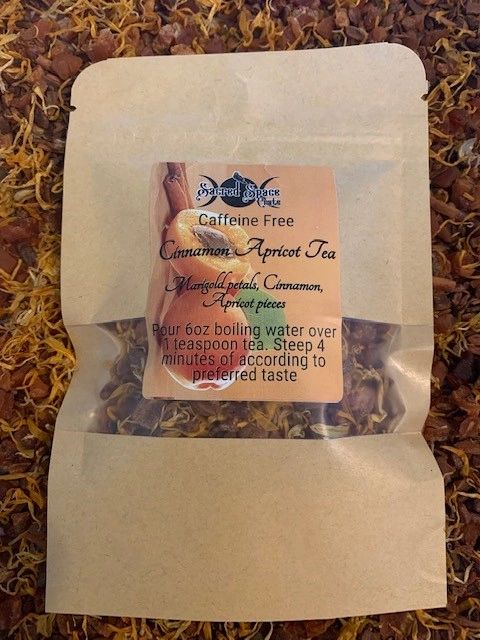 CINNAMON APRICOT TEA: 90 GRAMS
