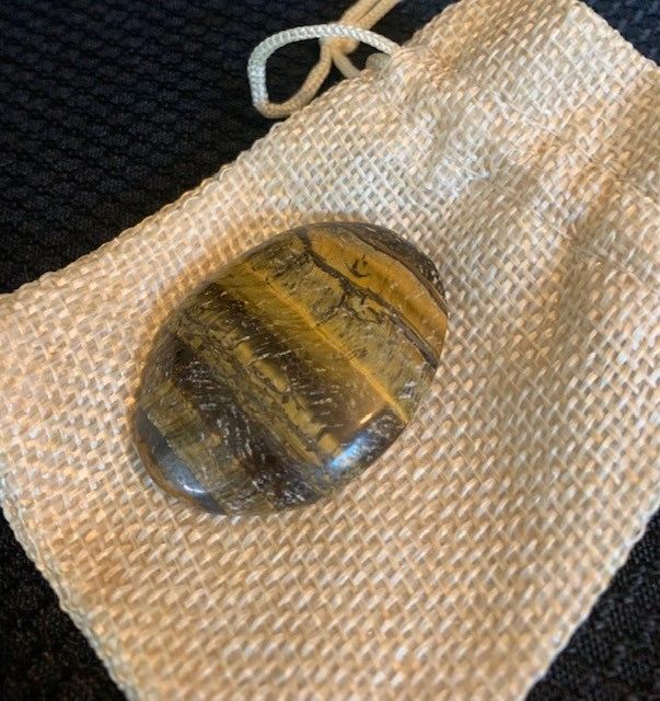 TIGERS EYE WORRY STONE