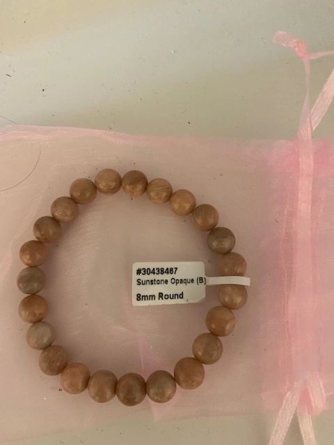 Sunstone bracelet