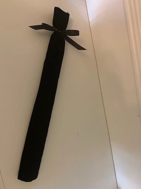 CUSTOM WOOD WAND WITH HANDSEWN PROTECTION BAG