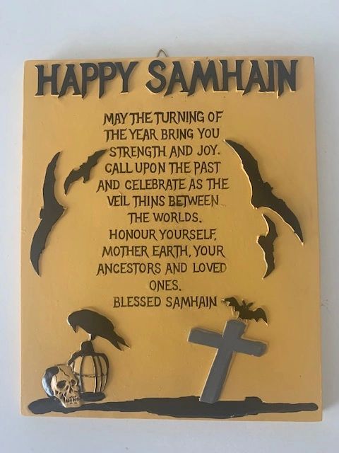 SAMHAIN WALL PLAQUE