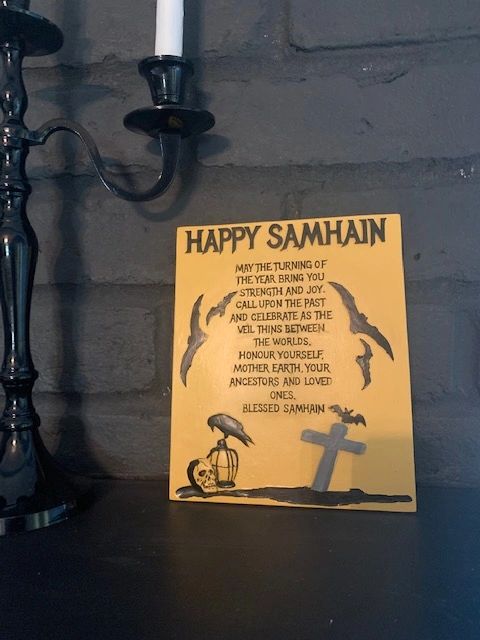 SAMHAIN WALL PLAQUE