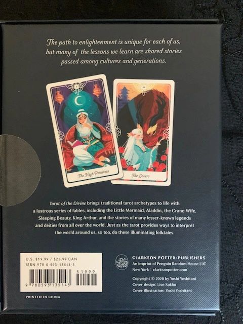 TAROT OF THE DEVINE DECK, TAROT BAG, & BENEATH THE MOON BOOK SET