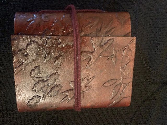 MANIFESTATION/SPELL LEATHER PURSE SIZE BOOK