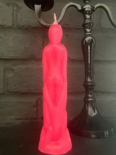 BODY CANDLE: MALE PINK