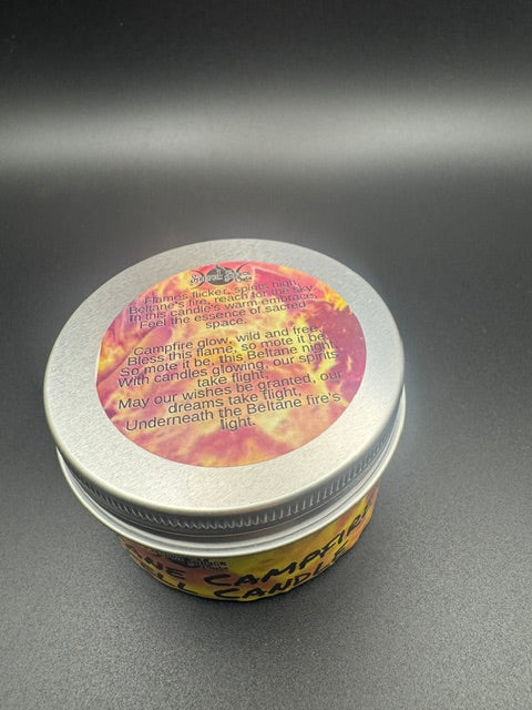 BELTANE CAMPFIRE SPELL CANDLE