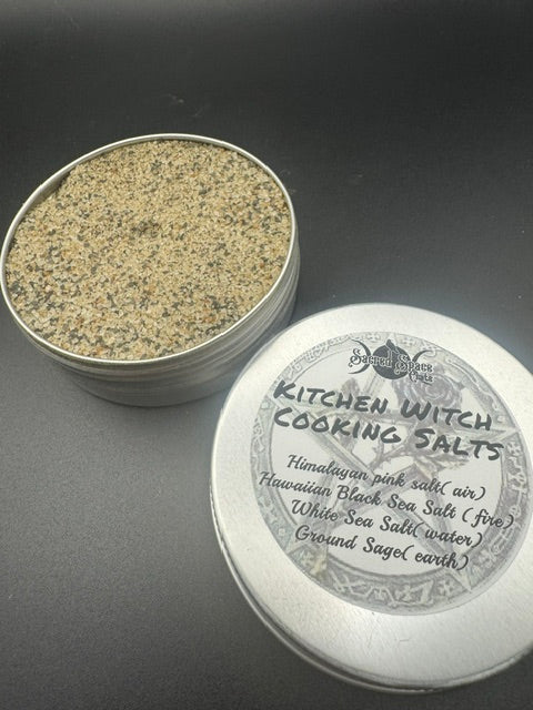 KITCHEN WITCH COOKING SALTS- 3oz