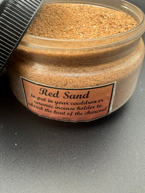 Red Sand — Ritual Cauldron & Incense Holder Sand- 220g