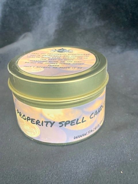 GOLDEN PROSPERITY SPELL CANDLE
