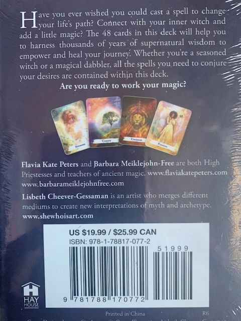 SPELLCASTING ORACLE CARDS WITH FREE TAROT BAG
