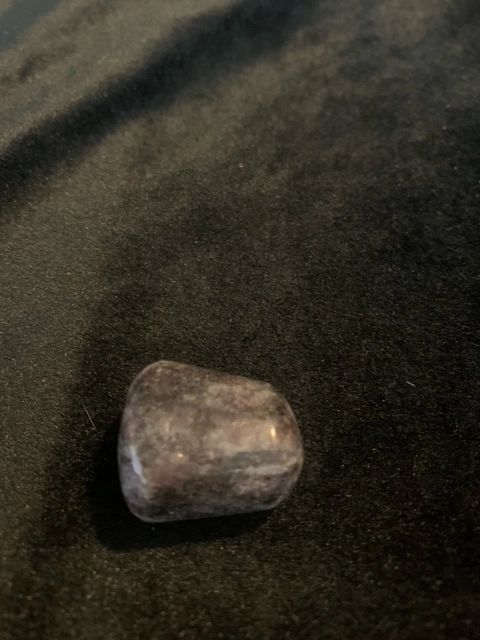 ASTROPHYLLITE WITH GARNET CRYSTAL