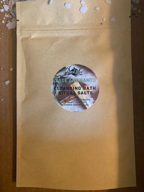 SAGE AND SANTO CLEANSING BATH RITUAL SALTS